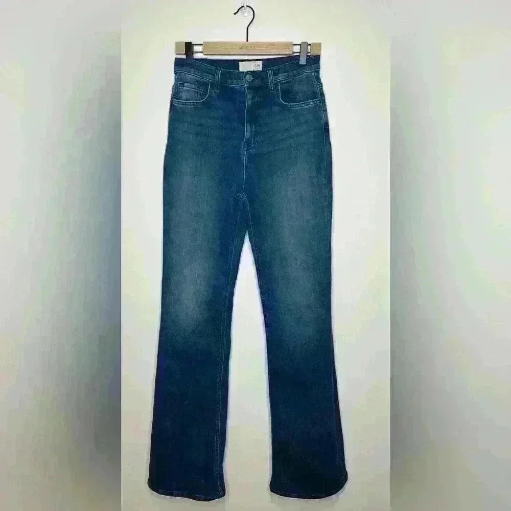 Current Elliott  boot leg, high rise jeans, sz 28